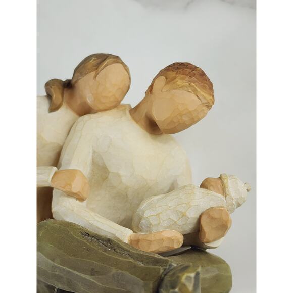 Willow Tree New Life Family Figurine 2000 Demdaco Nursery Decor 5" Resin Vtg - Picture 9 of 15